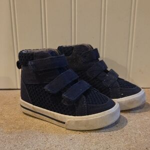 Gymboree Navy Kids High-Top Sneakers